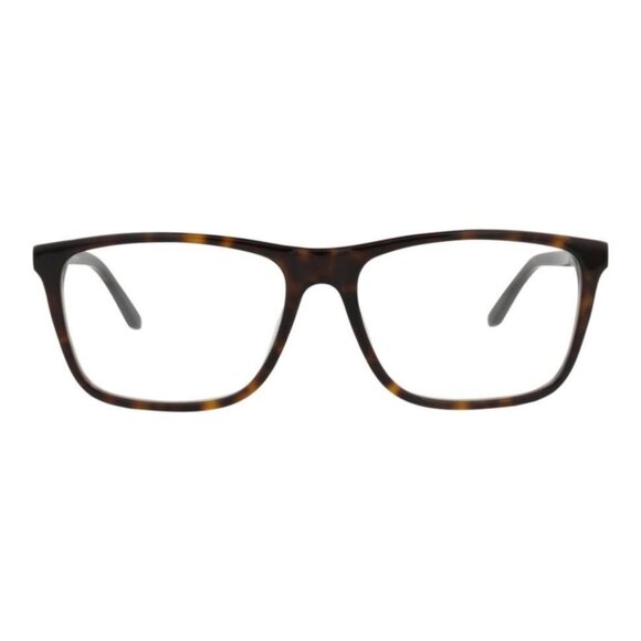 Alexander McQueen Mens Square/Rectangle Havana Gold Transparent Fashion - Picture 1 of 3